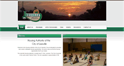 Desktop Screenshot of leesvillehousing.org